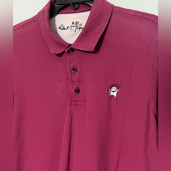 ROBERT GRAHAM Short Sleeve Devil Polo- M - Picture 6 of 6
